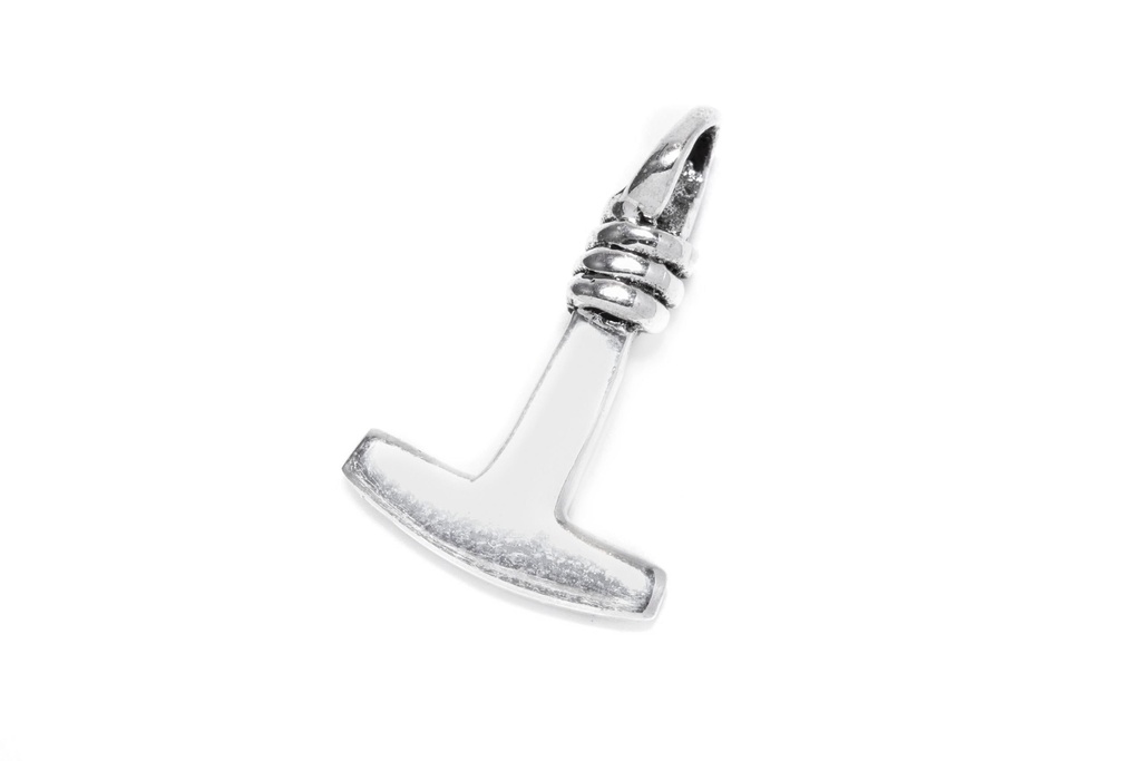 Anhänger Thorshammer Ansgar aus Silber – Mini-Mjölnir 1,6 cm