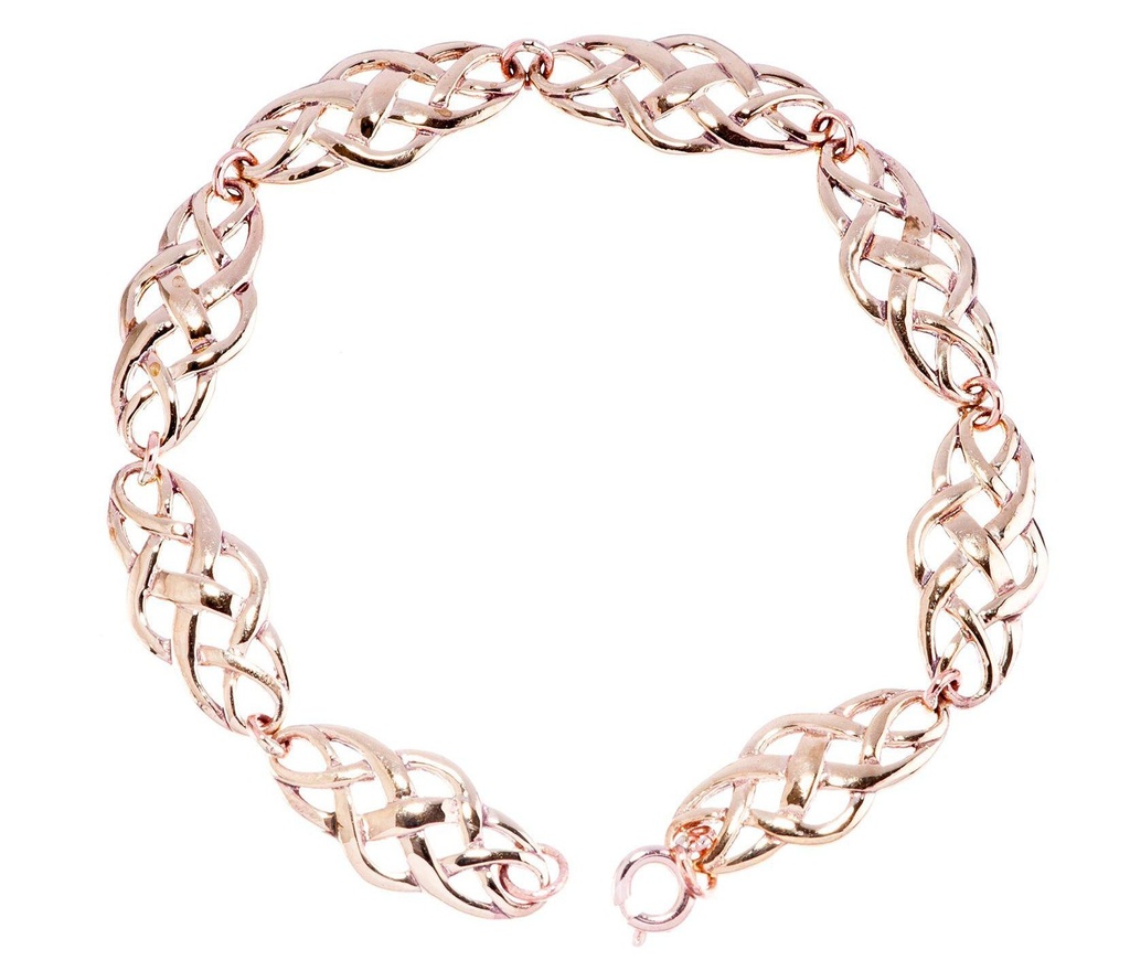 Keltische Armkette aus Bronze – ISEA 19,5 cm mit keltischer Ornamentik