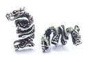 WINDALF Vikings Bart- & Haarperle TIAMAN 24 mm Drachen-Bartschmuck Haarschmuck Silber 925
