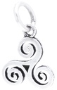 Schmuck Anhänger Ariya 1,9 cm – Silber 925 – Keltisches Triskel-Amulett für Schutz & Energie