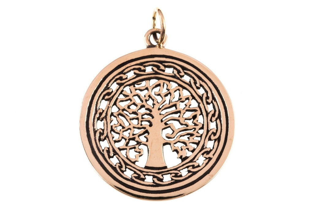 Schmuck Anhänger Daimhin 3,6 cm – Bronze – Keltisches Amulett für Schutz & innere Stärke
