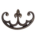 altmessingfarbener Taschenbeschlag groß