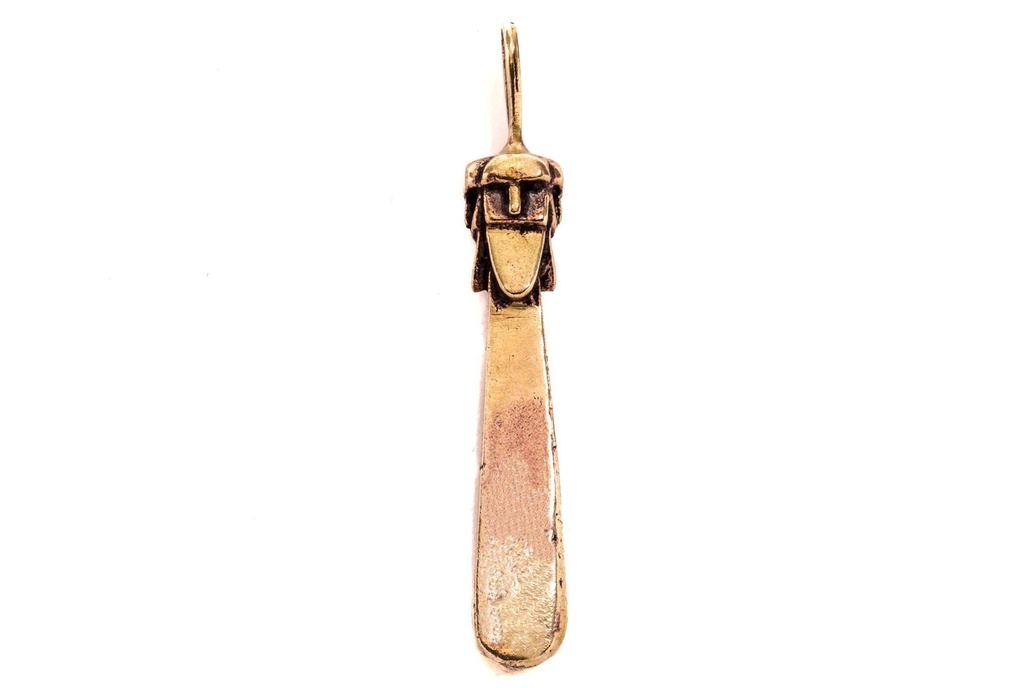 Anhänger Swiatowid klein aus Bronze – Slawisches Amulett 3,2 cm