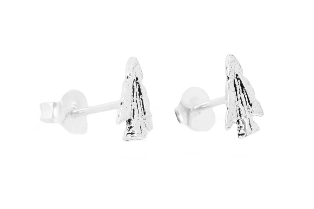 Ohrstecker KADIR aus 925er Silber 8 mm – Wikinger Pfeilspitze Ohrschmuck