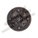 großer Beschlag 'Wikinger Brustplatte', messingfarben