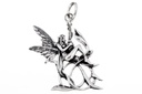 Elfen-Anhänger ALUNA aus 925er Silber – Zauberhaftes Amulett der Fantasie (3,8 cm)