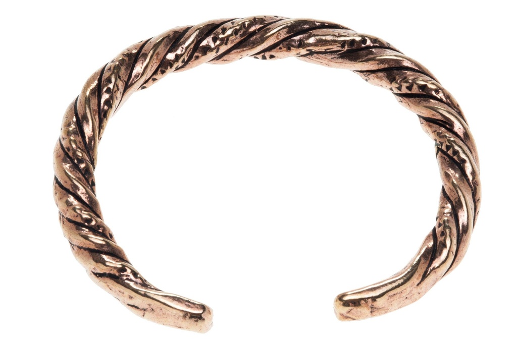 Massiver Wikinger Armreif TRONDAHL aus Bronze – Männer Reif Ø 7,2 cm