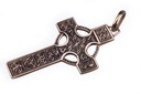 Keltischer Kreuz-Anhänger RIANA aus Bronze – Mystisches Schutzsymbol (4,2 cm)