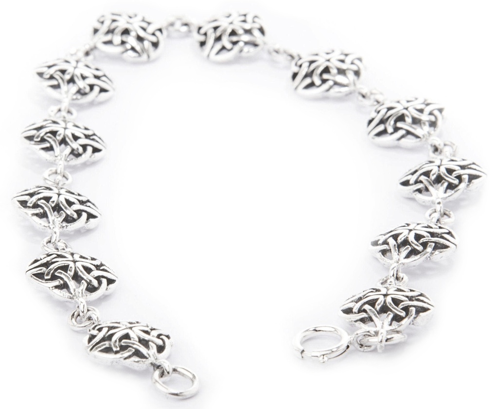 Armband  Celtic Armkette NIANA 18.7 cm  Keltische Knoten Armband Silber