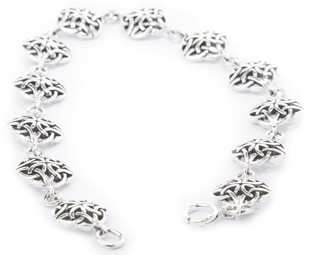 [ark13] Armband  Celtic Armkette NIANA 18.7 cm  Keltische Knoten Armband Silber