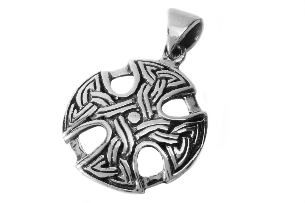 Schmuck Anhänger Arian Ø 1,9 cm – Silber 925 – Keltisches Amulett für Schutz & Ewigkeit
