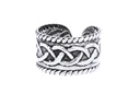 Keltische Ohrklemme Atas aus Silber – Kleiner Ohrschmuck 6 mm ohne Ohrloch
