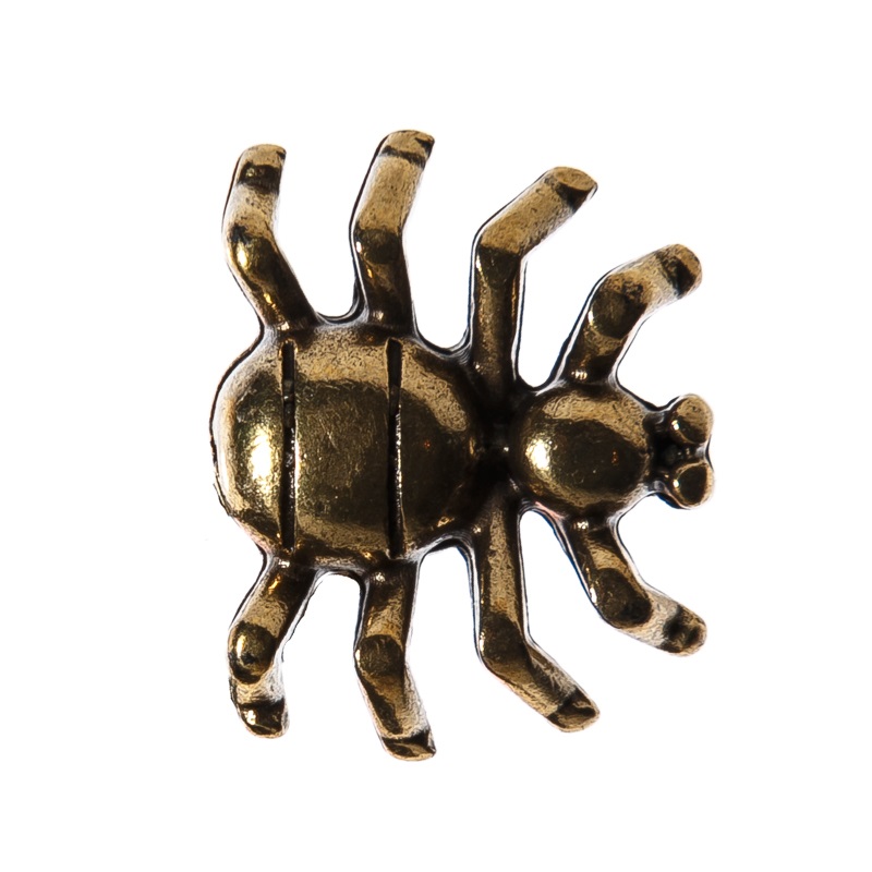 [N-057-2] Zierniete Spinne, messingfarben