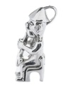 Anhänger THOR AUF SEINEM THRON aus Silber – Wikinger Amulett 2,9 cm