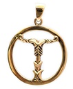 Schmuckstück  Wikinger-Anhänger IRMINSUL 4 cm Wikinger-Kultsäule Bronze 4.0 cm