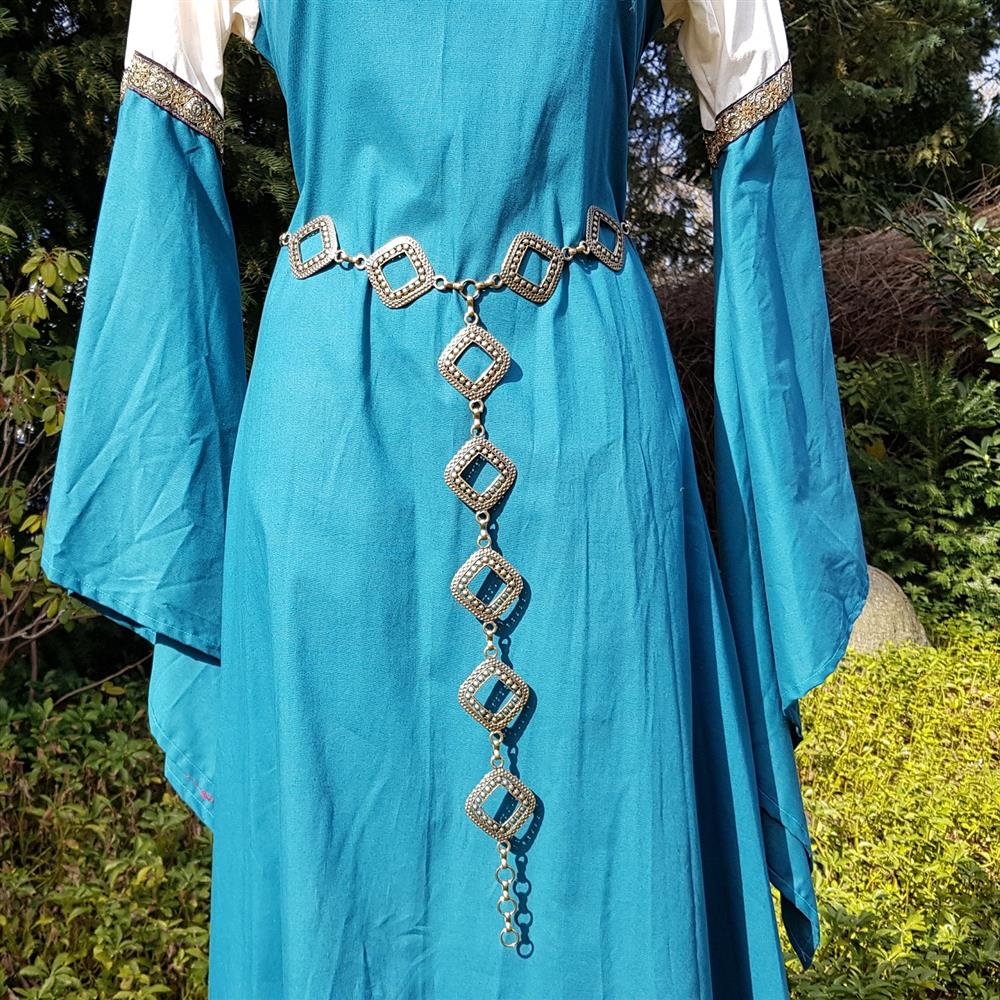 Kettengürtel Y-Gürtel Y-Bastion messingfarben Ypsilongürtel Accessoire für Larp, Mittelalter und Alltag