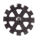 Wheel, eisenfarbener Beschlag