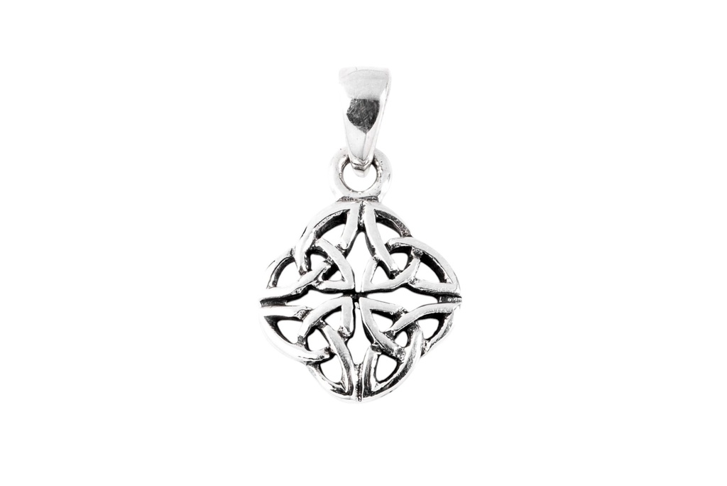 Schmuck Anhänger Alina 2,2 cm – Silber 925 – Filigranes keltisches Amulett für Schutz & Harmonie