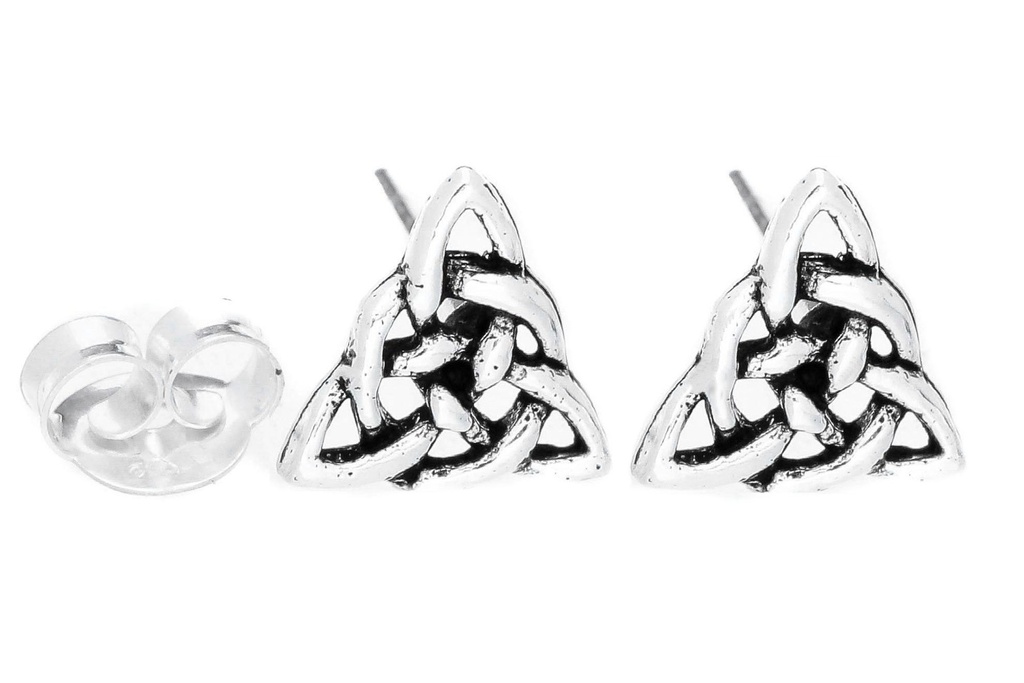 DANU Ohrstecker aus Silber – Keltische Knoten Ohrstecker 7 mm
