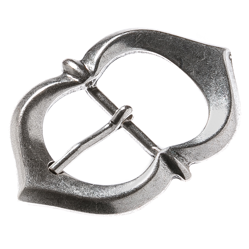 [B607-1] Spitzbogen-Schließe,30mm, silberfarben