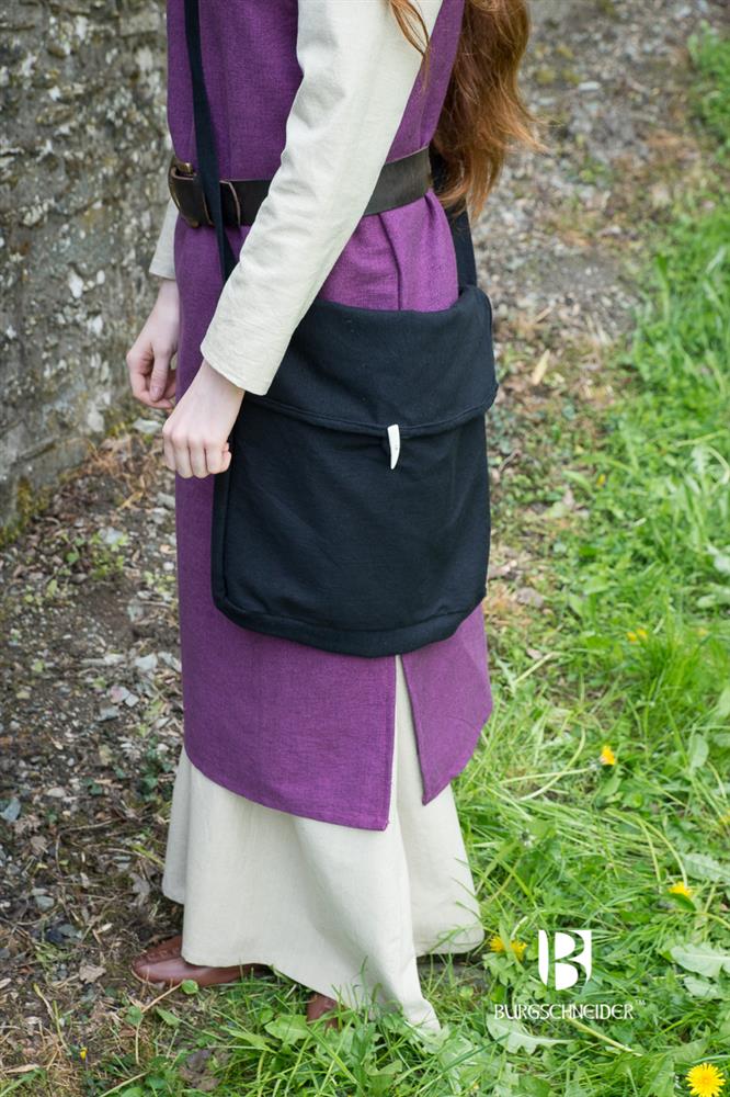 [070001NH22] Tasche Ehwaz, Schwarz Mittelalterliches vom Burgschneider