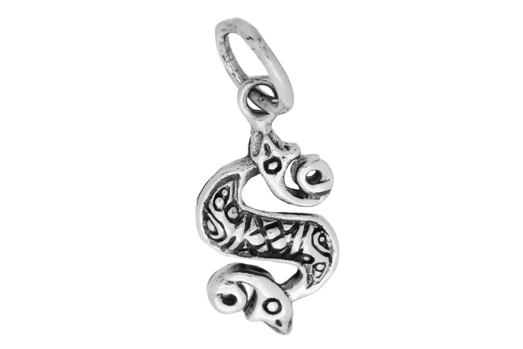 [ac98] Schmuck Anhänger Dragon 1,9 cm – Silber 925 – Kleines keltisches Drachen-Amulett für Schutz & Stärke