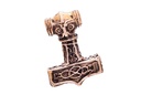 Thorshammer Anhänger DONAR aus Bronze – Mjölnir Wikinger Amulett 3,6 cm