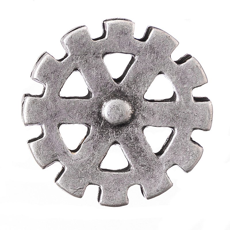 Wheel, silberfarbener Beschlag