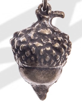 [PK-5103-21] Halskette massive Eichel, messingfarben