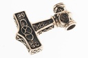 Thorshammer Anhänger THORGAARD aus Bronze – Mjölnir Wikinger Amulett 3,5 cm
