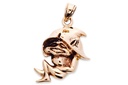 Schmuckstück  Schmuck Anhänger DOBBY 4 cm Kleiner Gnom Bronze 4.0 cm