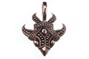 Wikinger Anhänger „Aldur – Greifvogel“ aus Bronze – Nordisches Falken Amulett 2,9 cm