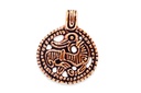 Anhänger ALRUN aus Bronze – Viking Anderswelt Mischwesen Amulett 3 cm