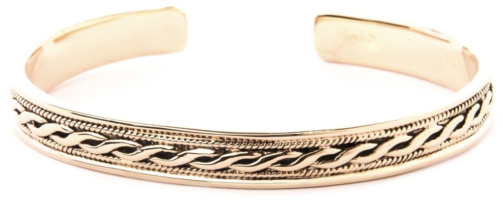 Großer Männer Armreif ARMOD Ø 7,3 cm – Wikinger Knoten Armreif aus Bronze