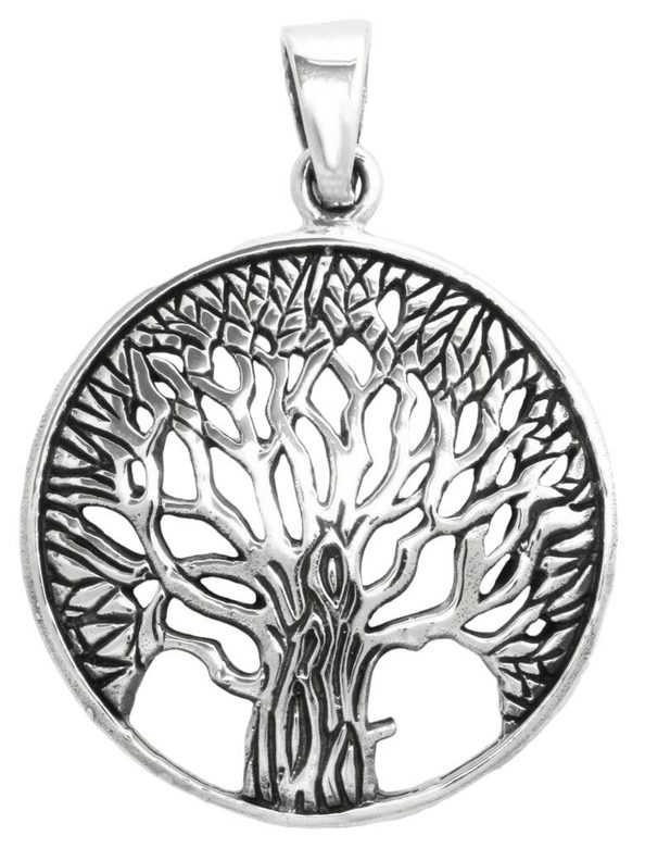 Schmuck-Anhänger DARA 3,5 cm – Keltische Eiche aus 925er Silber für Schutz & Weisheit