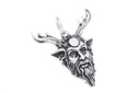 Green Man Anhänger CERUNNOS aus 925er Silber – Symbol der Natur und Fruchtbarkeit (3,4 cm)