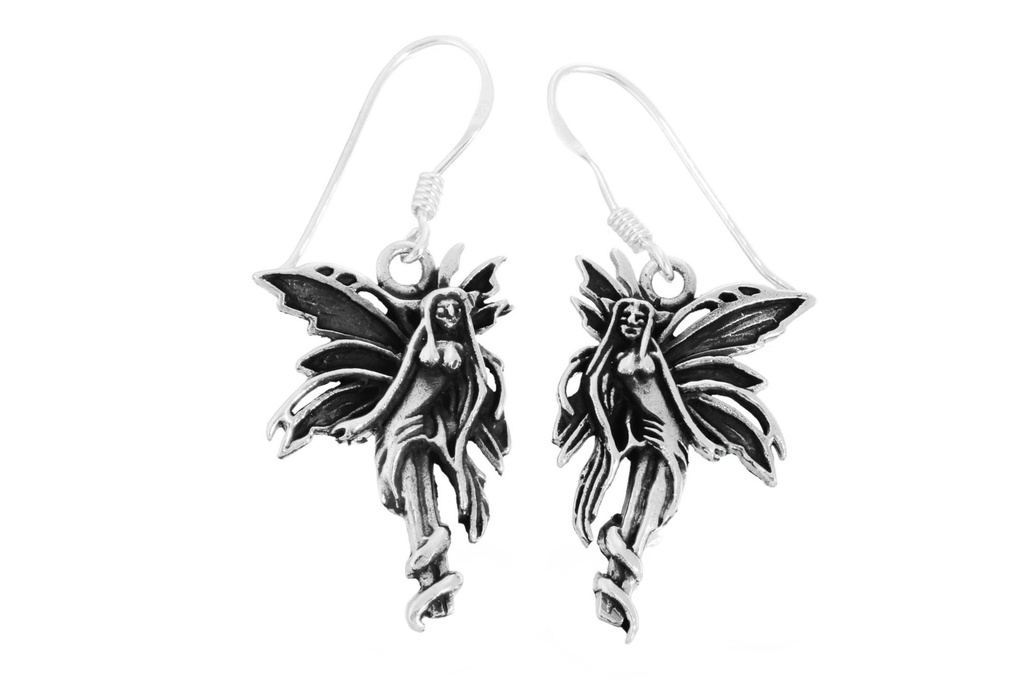 ASKIA Ohrringe aus Silber – Elfen Ohrhänger Zauberwesen 2,2 cm