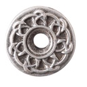 Celtic Ringknot Zierniete in Silberoptik – Keltischer Rundknoten Ø 20 mm
