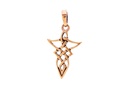Keltischer Anhänger ARCANIA aus Bronze – Filigranes Amulett mit mystischer Symbolik (2,8 cm)