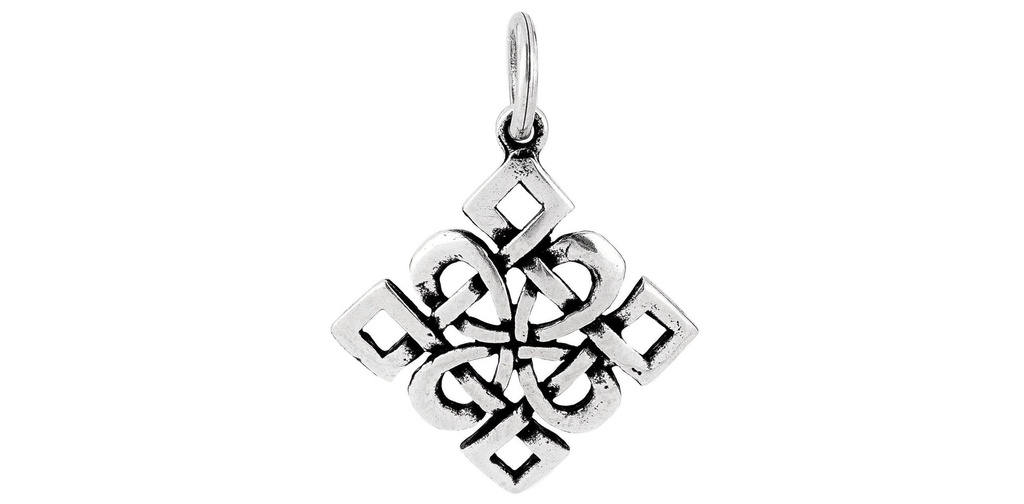 [ac127] Schmuck Anhänger Rigani 3 cm – Silber 925 – Keltisches Amulett mit Schutzsymbolik