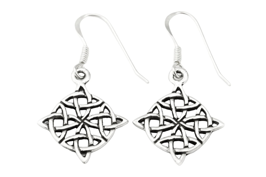 Keltische Ohrhänger Dana aus Silber – Göttinnen-Schmuck 3,5 cm 