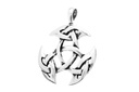 Schmuck Anhänger Arwain 3,9 cm – Silber 925 – Keltisches Amulett der offenen Dreifaltigkeit