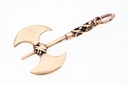 Schmuck-Anhänger FALK 4,1 cm – Wikinger-Doppelaxt aus Bronze für Stärke & Schutz