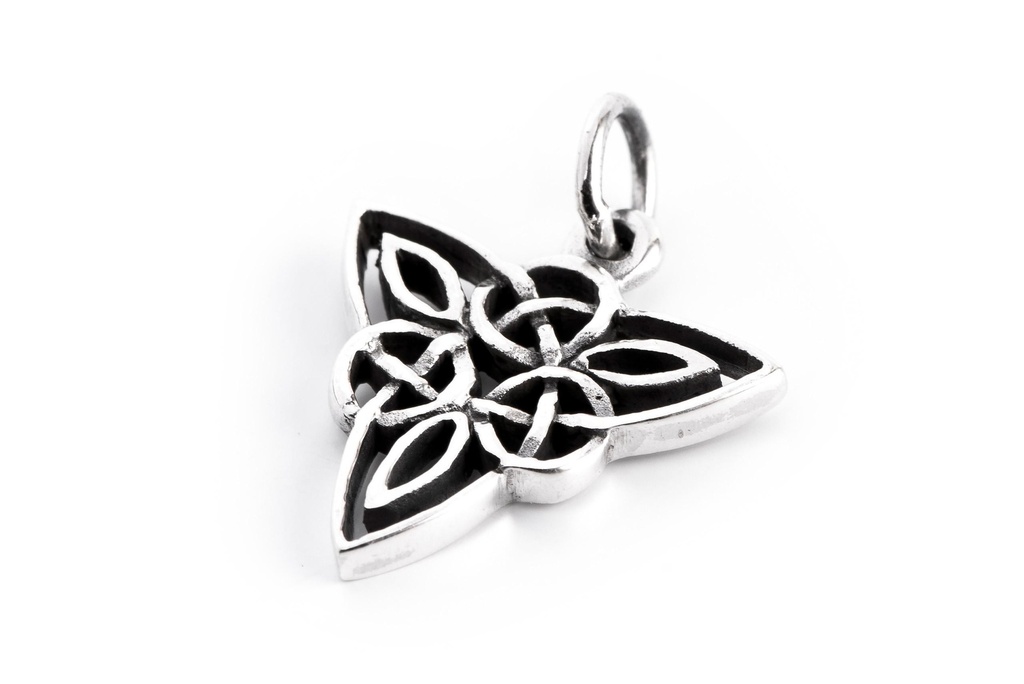 [ac34] Schmuck Anhänger Tamina 2,3 cm – Silber 925 – Keltisches Amulett der Dreifaltigkeit