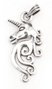 Schmuck-Anhänger IDALIS 3 cm – Filigranes Einhorn aus 925er Silber für Magie & Anmut
