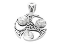Schmuck Anhänger Tahan 3,6 cm – Silber 925 – Große Triskele für Schutz & Wandel