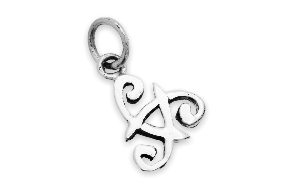 [ac67] Schmuck Anhänger Alicia 2 cm – Silber 925 – Keltisches Triskel-Amulett für Schutz & Wandel 