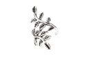 Ohrklemme 'Fairytale' 23 mm Ellfen Blätter des Lebensbaums Silber Schmuck