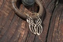 Keltische Ohrhänger „Askania – Celtic Harmony“ aus Bronze – Irisches Ornament 5 cm