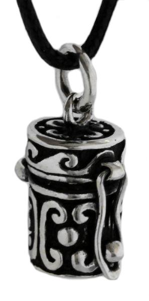 Medaillon-Anhänger MINU aus 925er Silber – Kleines Geheimnis in stilvollem Design (2,2 cm)